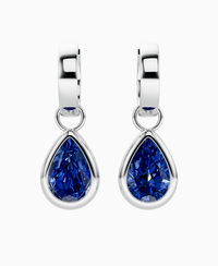 Royal Blue Lab Sapphire / Pear / 2ct