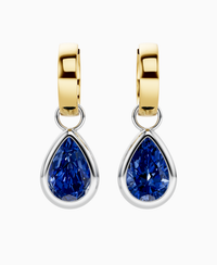 Royal Blue Lab Sapphire / Pear / 2ct