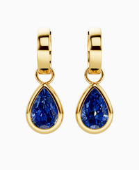 Royal Blue Lab Sapphire / Pear / 2ct