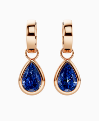 Royal Blue Lab Sapphire / Pear / 2ct