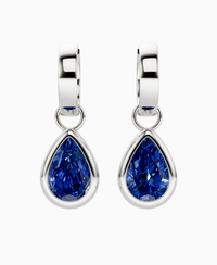 Royal Blue Lab Sapphire / Pear / 2ct