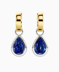 Royal Blue Lab Sapphire / Pear / 2ct