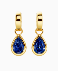 Royal Blue Lab Sapphire / Pear / 2ct