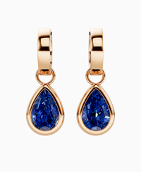 Royal Blue Lab Sapphire / Pear / 2ct