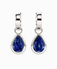 Royal Blue Lab Sapphire / Pear / 2ct