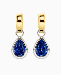 Royal Blue Lab Sapphire / Pear / 2ct