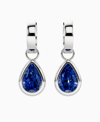 Royal Blue Lab Sapphire / Pear / 2ct