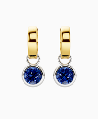 Royal Blue Lab Sapphire / Round / 1ct