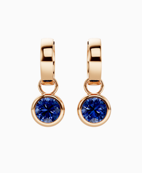 Royal Blue Lab Sapphire / Round / 1ct