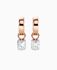 White Lab Diamond / Emerald / 0.5ct