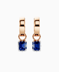 Royal Blue Lab Sapphire / Emerald / 0.5ct