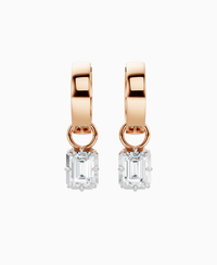 White Lab Diamond / Emerald / 0.5ct