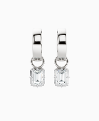 White Lab Diamond / Emerald / 0.5ct