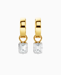 White Lab Diamond / Emerald / 0.5ct