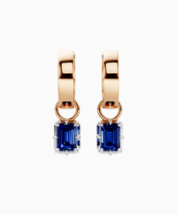 Royal Blue Lab Sapphire / Emerald / 0.5ct