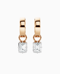 White Lab Diamond / Emerald / 0.5ct