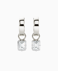 White Lab Diamond / Emerald / 0.5ct