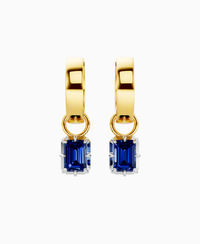 Royal Blue Lab Sapphire / Emerald / 0.5ct