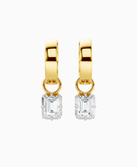 White Lab Diamond / Emerald / 0.5ct