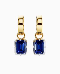 Royal Blue Lab Sapphire / Emerald / 1.5ct