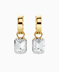 White Lab Diamond / Emerald / 1.5ct