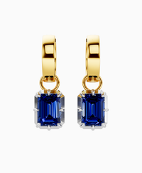 Royal Blue Lab Sapphire / Emerald / 1.5ct
