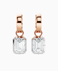 White Lab Diamond / Emerald / 2ct