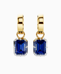 Royal Blue Lab Sapphire / Emerald / 2ct