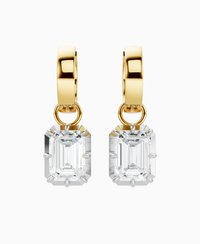 White Lab Diamond / Emerald / 2ct