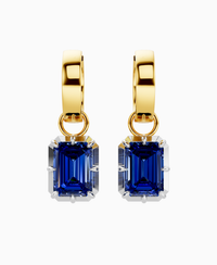 Royal Blue Lab Sapphire / Emerald / 2ct