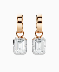 White Lab Diamond / Emerald / 2ct