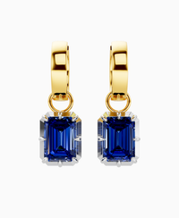 Royal Blue Lab Sapphire / Emerald / 2ct