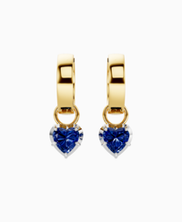 Royal Blue Lab Sapphire / Heart / 0.5ct