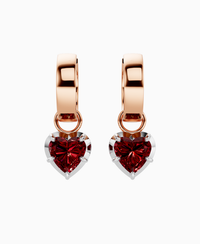 Pigeon Blood Lab Ruby / Heart / 1ct