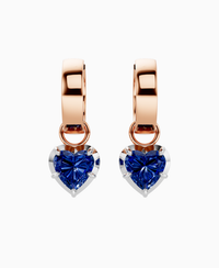 Royal Blue Lab Sapphire / Heart / 1ct
