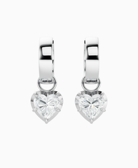 White Lab Diamond / Heart / 1ct