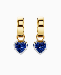 Royal Blue Lab Sapphire / Heart / 1ct