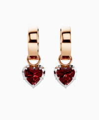 Pigeon Blood Lab Ruby / Heart / 1ct