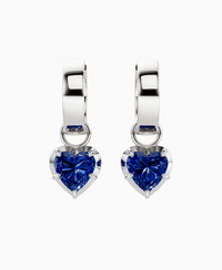 Royal Blue Lab Sapphire / Heart / 1ct