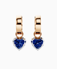 Royal Blue Lab Sapphire / Heart / 1ct
