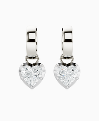 White Lab Diamond / Heart / 1.5ct
