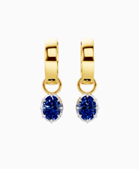 Royal Blue Lab Sapphire / Oval / 0.5ct