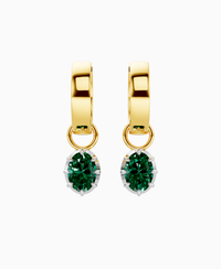 Zambian Lab Emerald / Oval / 0.5ct