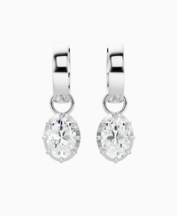 White Lab Diamond / Oval / 1ct