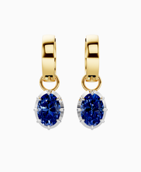 Royal Blue Lab Sapphire / Oval / 1ct
