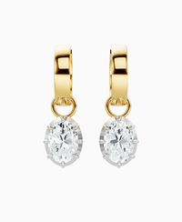White Lab Diamond / Oval / 1ct