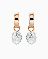White Lab Diamond / Oval / 1ct