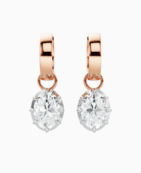 White Lab Diamond / Oval / 1.5ct