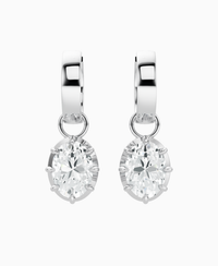 White Lab Diamond / Oval / 1.5ct