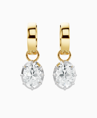 White Lab Diamond / Oval / 1.5ct